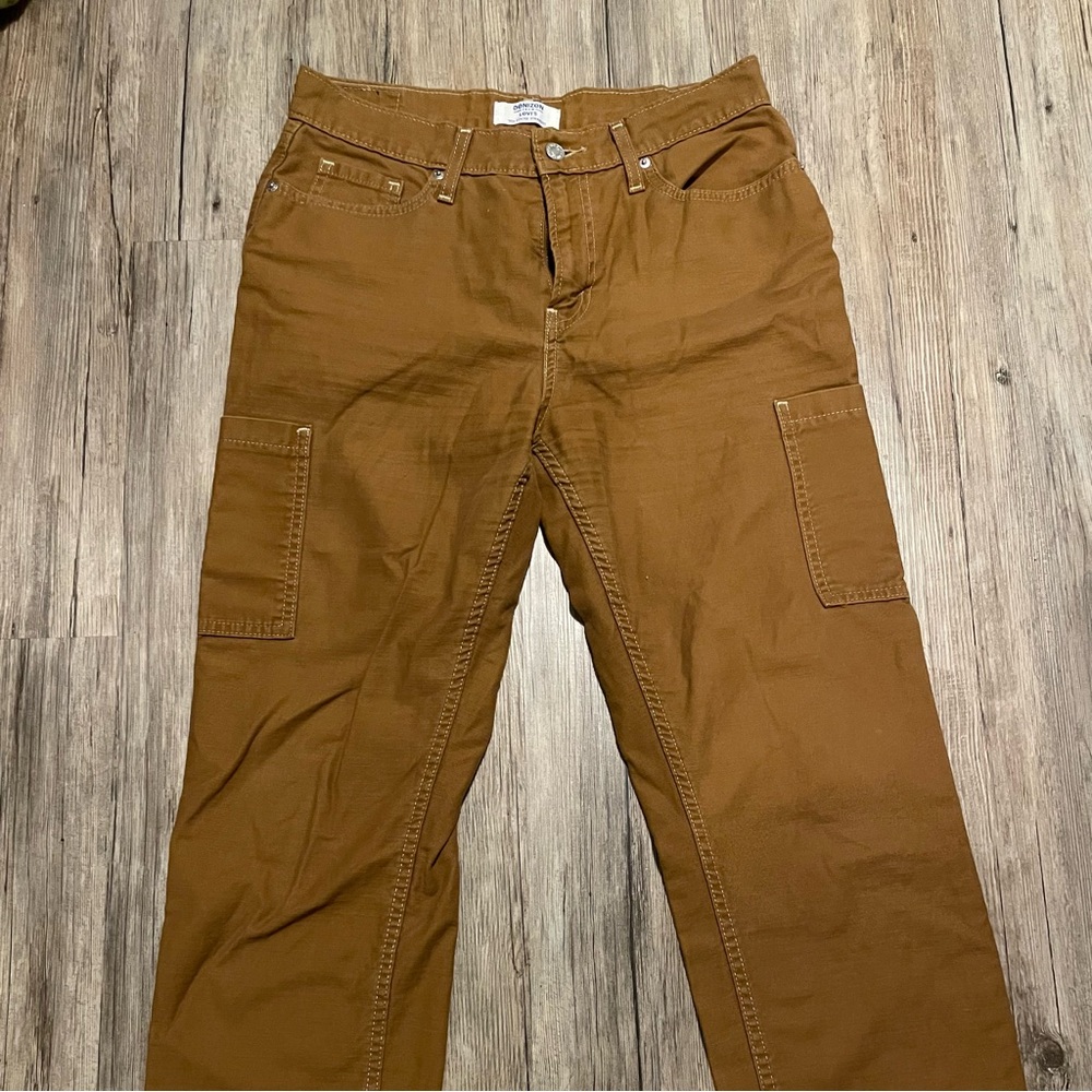 Denizen from Levi's Brown Straight Leg Cargo Pants